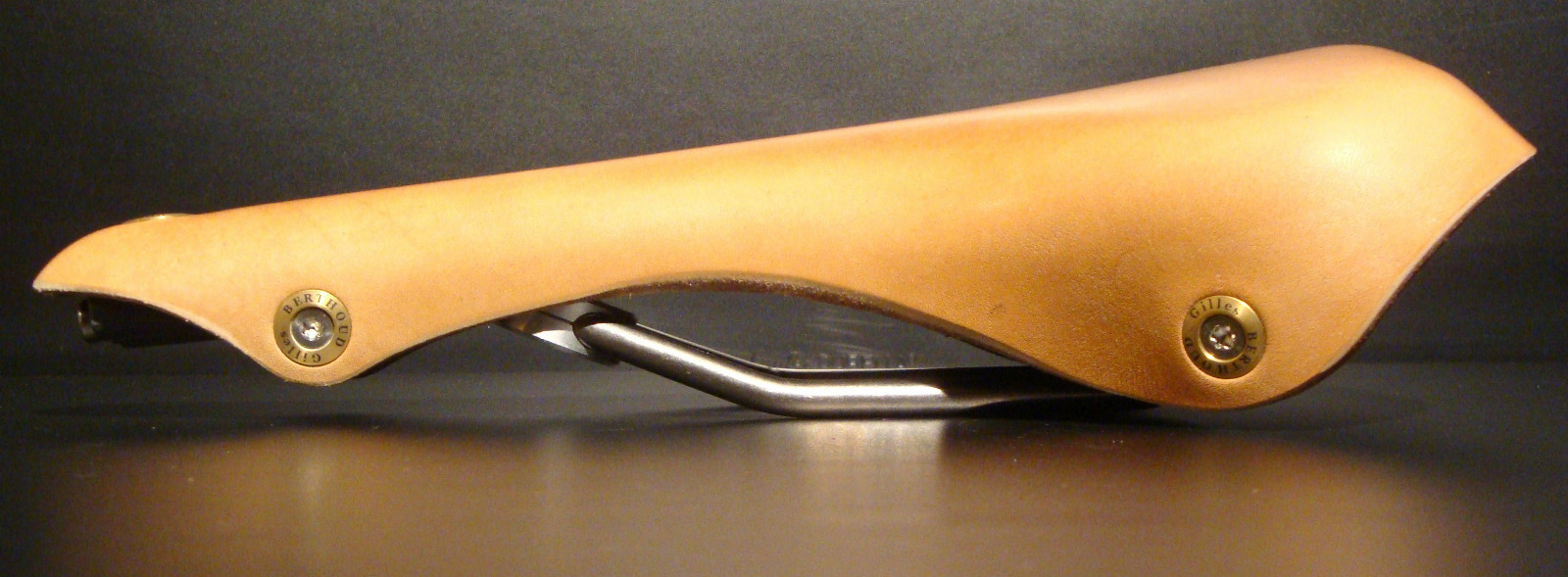 NEW GILLES BERTHOUD SADDLE SEAT GALIBIER NATURAL MADE IN FRANCE IDEALE BROOKS