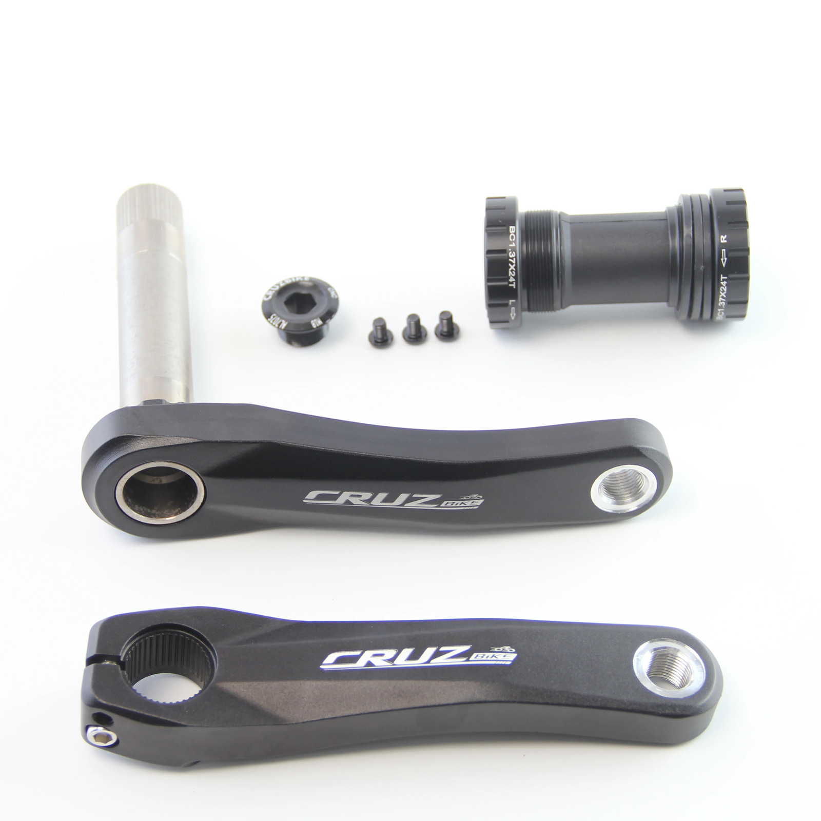 89/98/110/127/140/150mm Aluminum Alloy MTB Child Bike Crankset Single Chainwheel