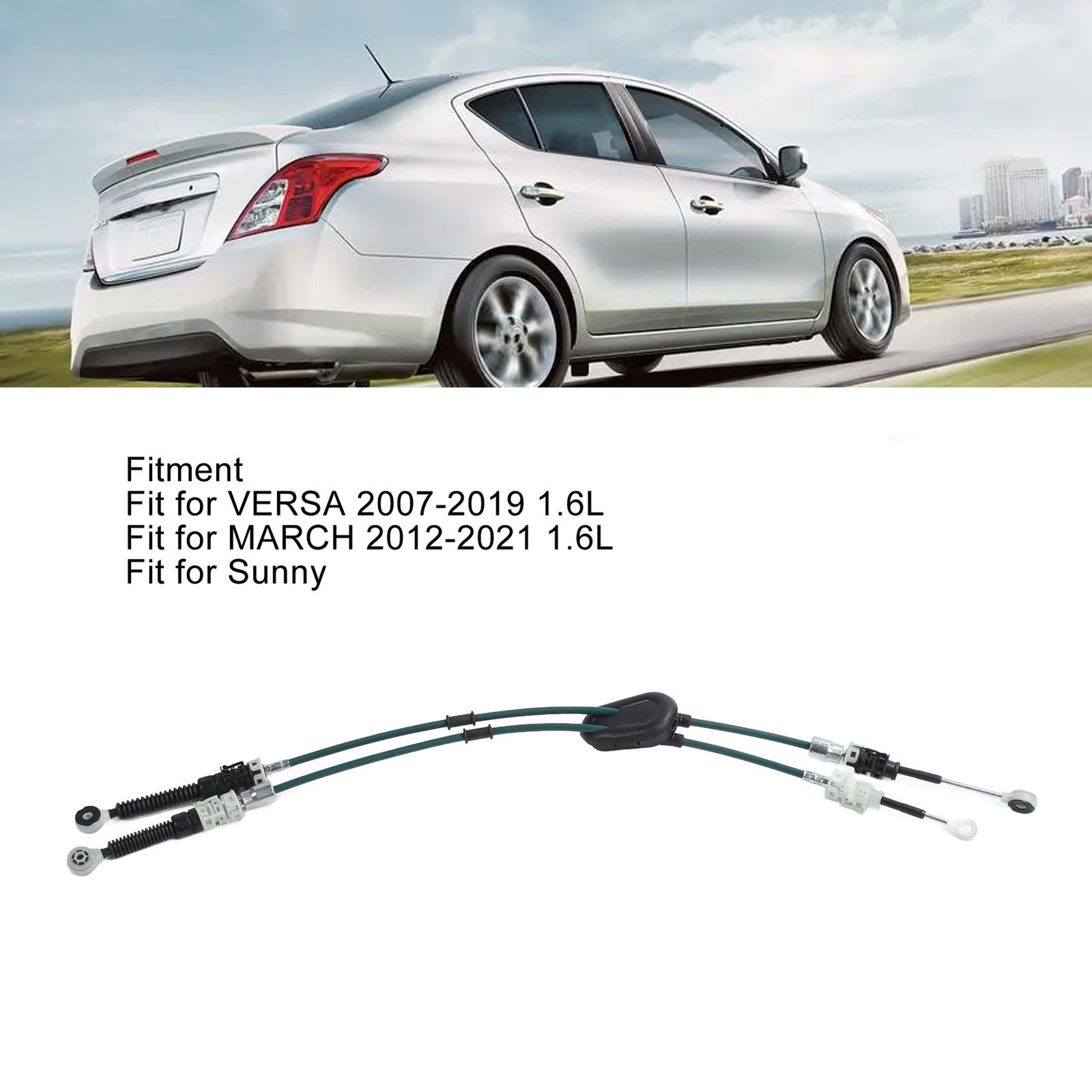 Smooth Transmission Shifter Control Cable For VERSA 2007‑2019 ATYM