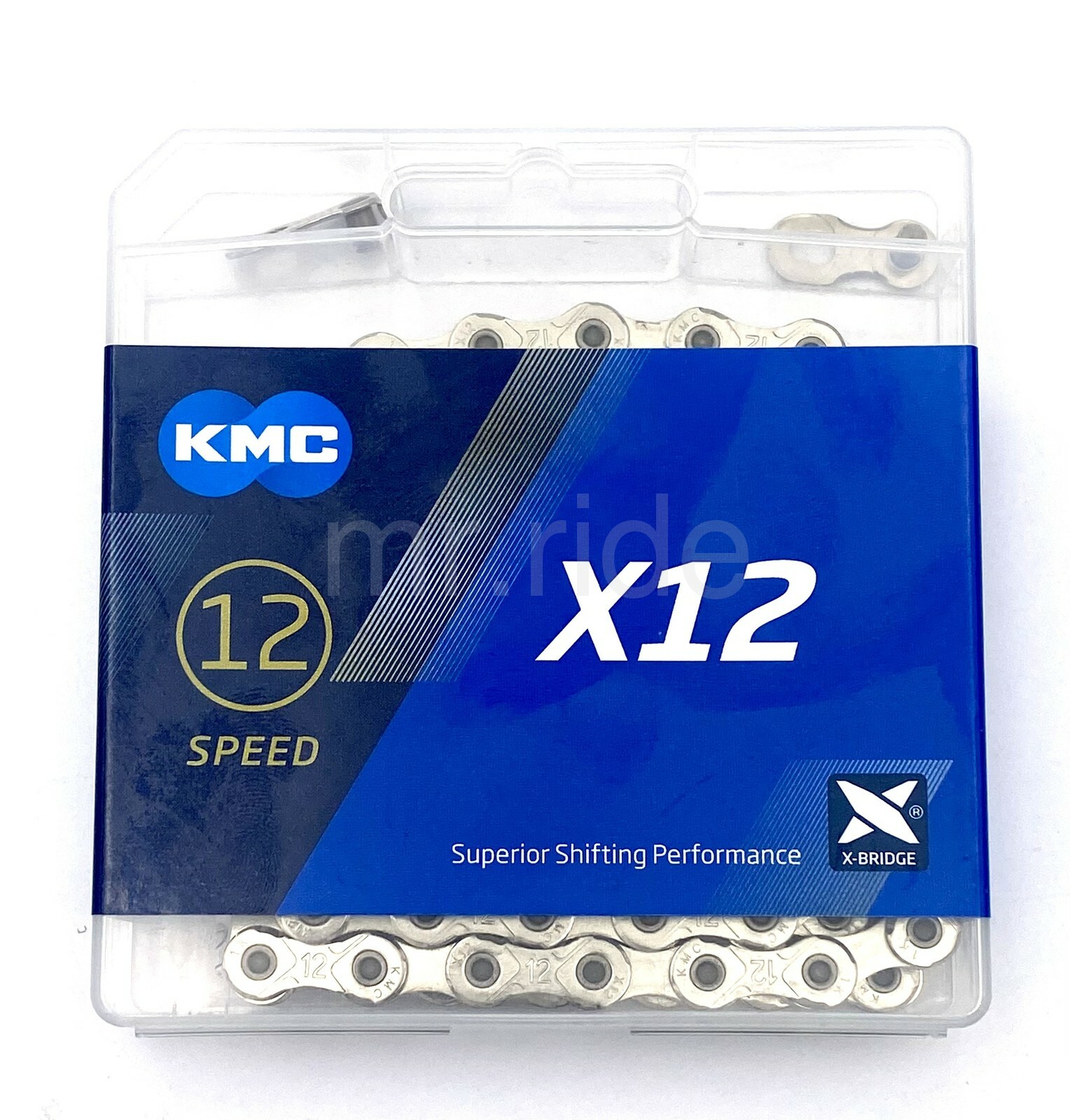 KMC X12 Chain – 12-Speed, 126 Links, Silver -works w/ SRAM – Shimano – Eagle New