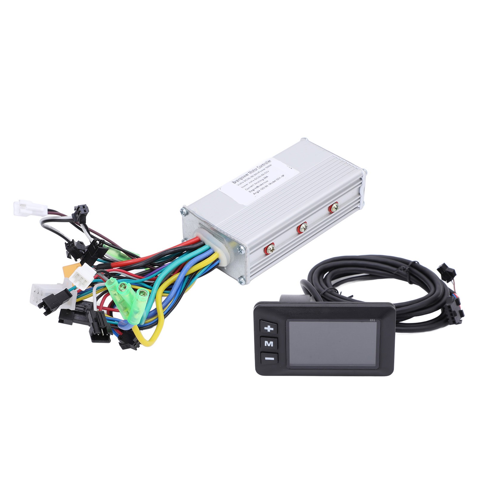 36V 48V 60V 500W 28A Sine Wave 3 Mode 5530 Brushless Controller G51 LCD Dis CDJK