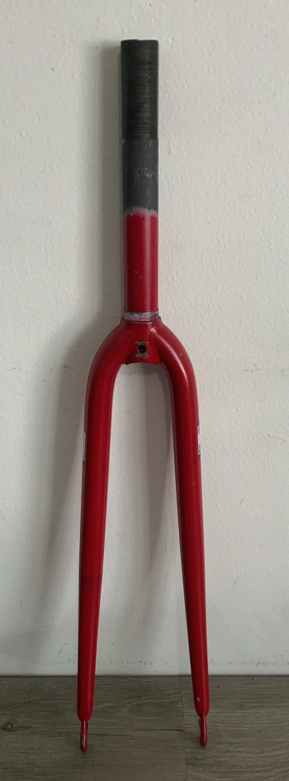 BIANCHI FORK 700C ONE INCH THREADED 185 MM STEERER CHROMOLY 28.2 OUNCES