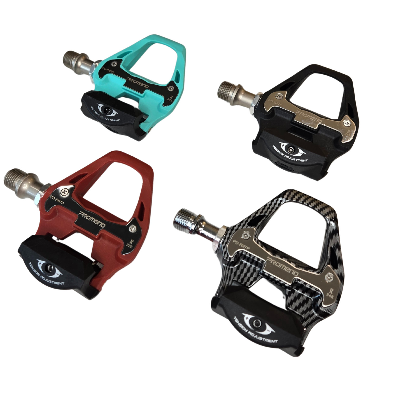Bicycle Clipless Pedals 9/16 Clip SPD SL MTB Road Bike Sealed Bearing Cleats
