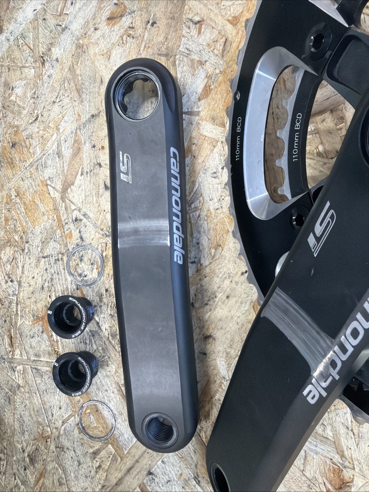 172.5mm Cannondale Si Hollowgram Crankset 10/11 Speed 2×11 2×10 FSA 50/34T 50/34