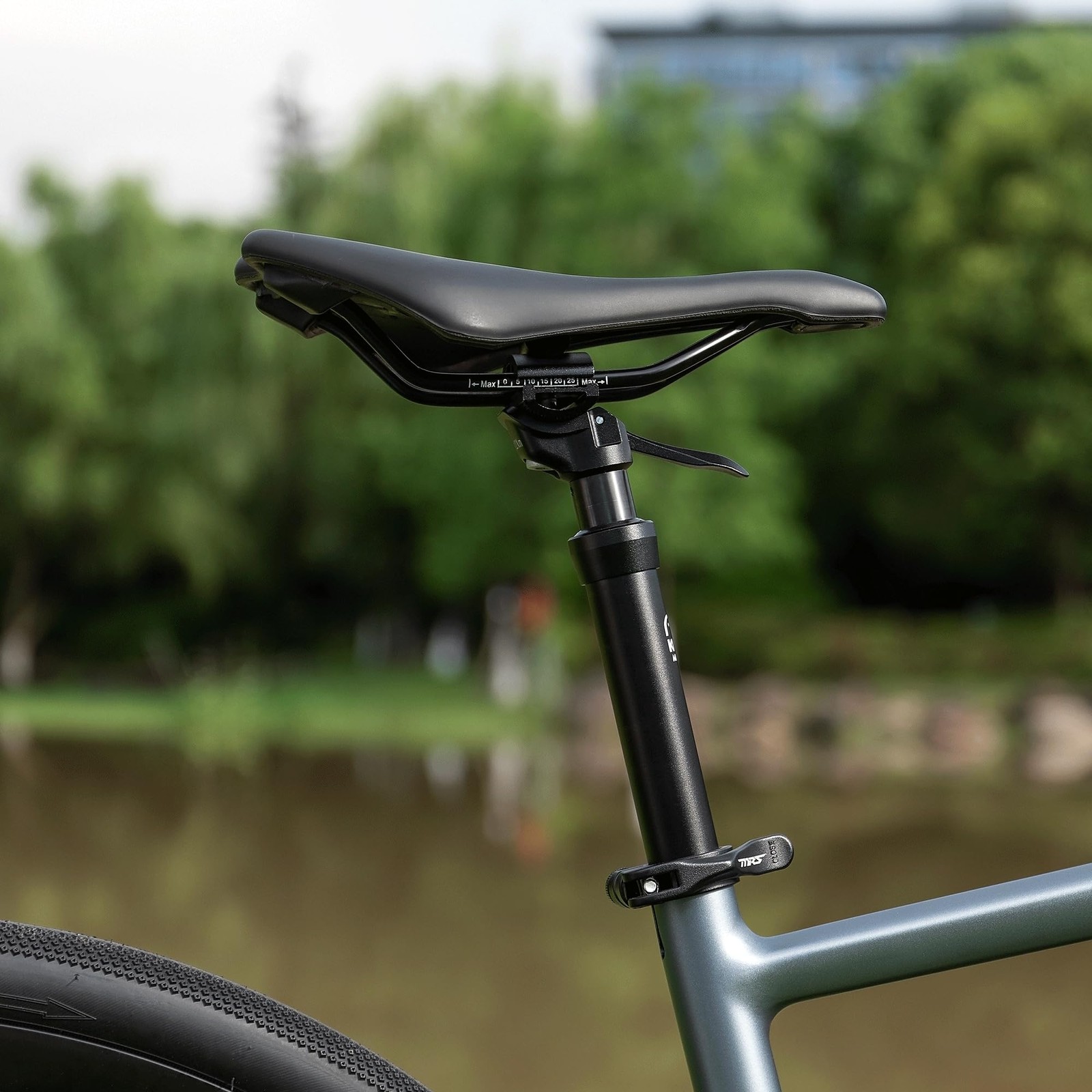 Dropper Post 27.2/30.4/30.9/31.6mm x 400mm Length 125mm Travel 27.2, Black