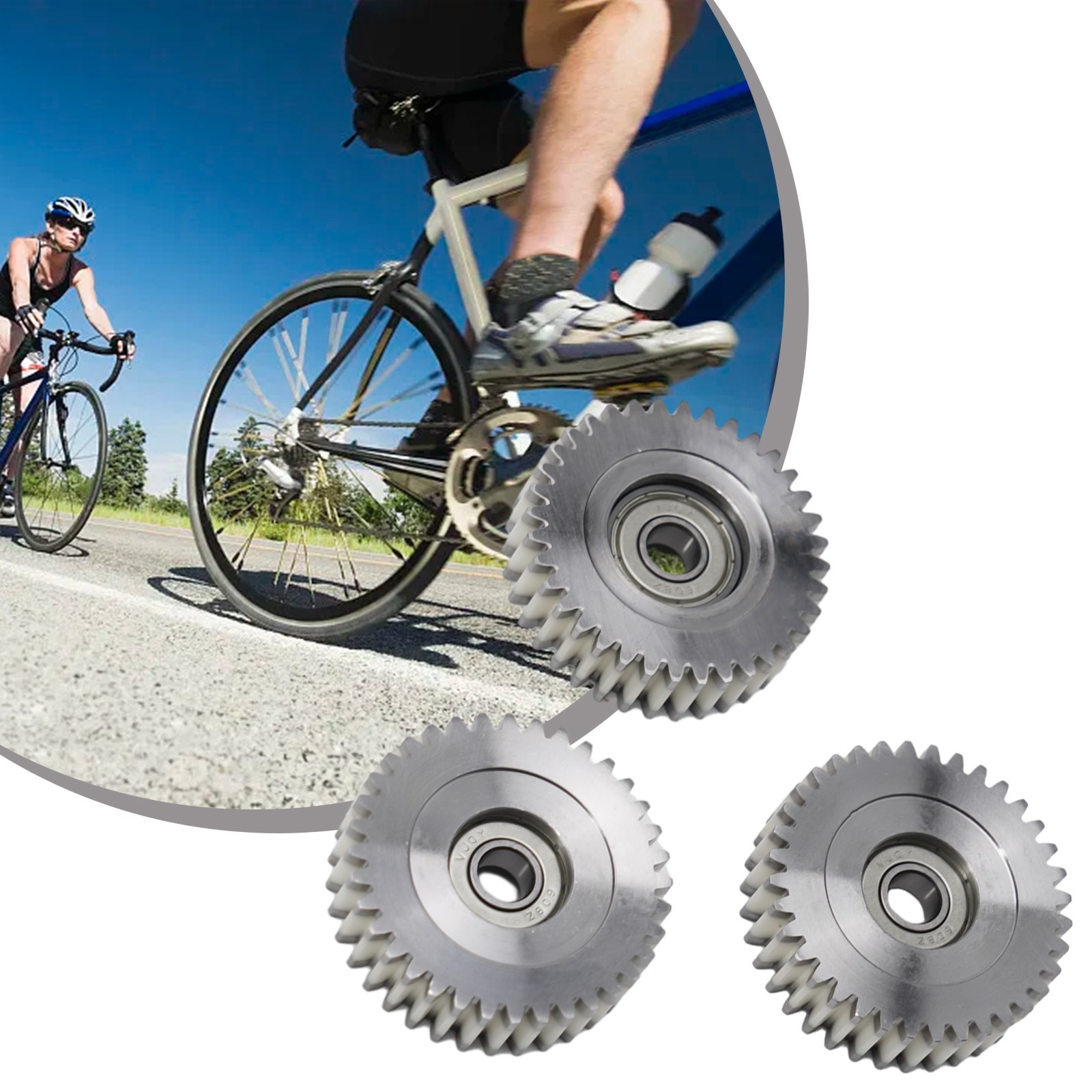 Noise Reduction 36T Gear for Bafang 250W/500W High quality Nylon+Steel Material