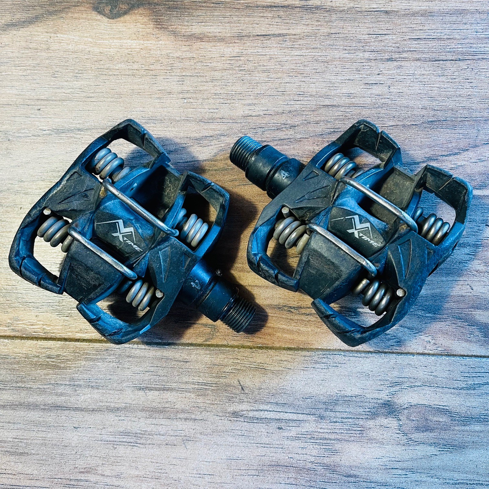 Time ATAC MX 4 Platform Clipless Pedals Black No Cleats  