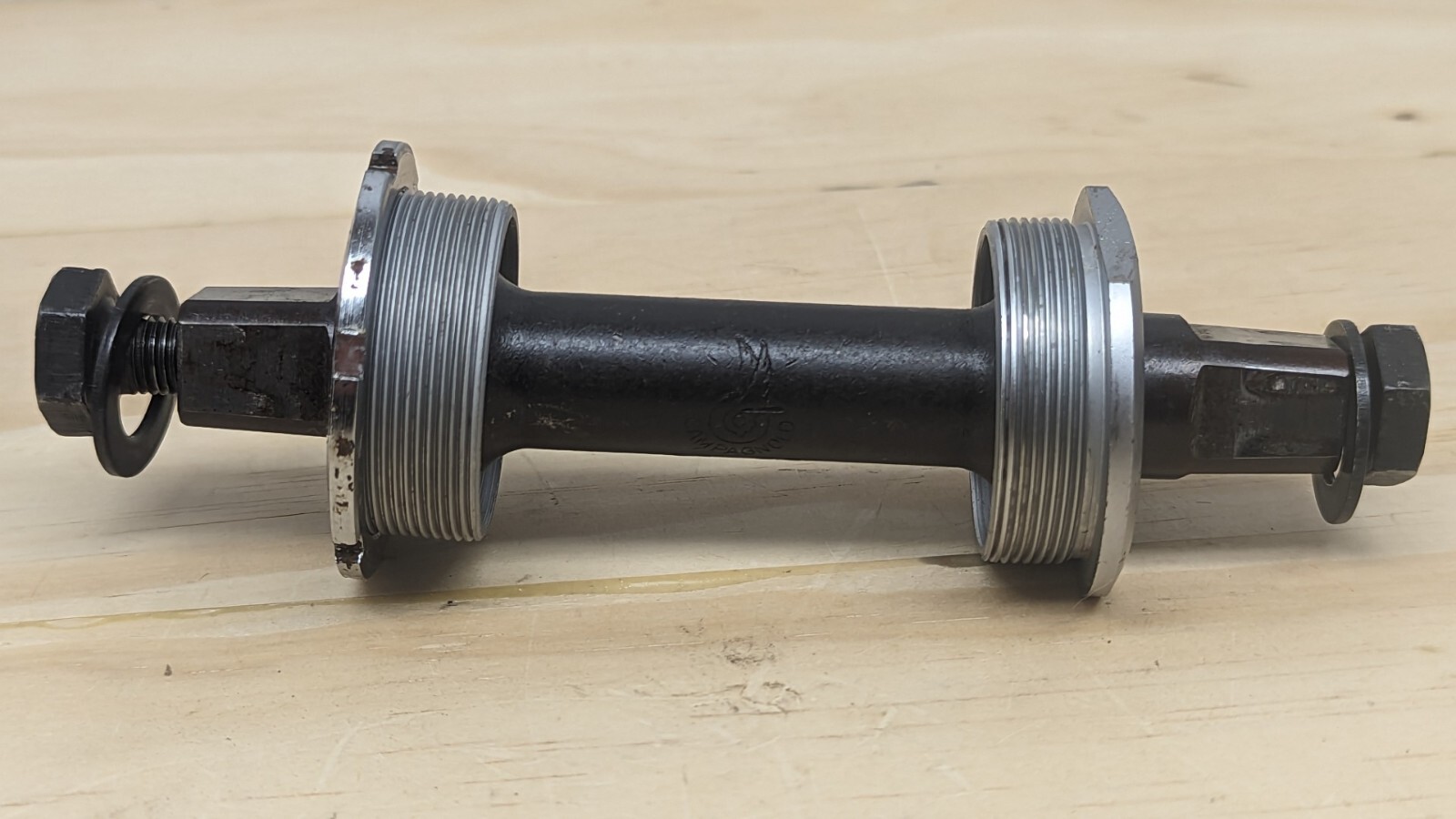 Vintage Campagnolo Record/Sport bottom bracket set 1.370x24tpi