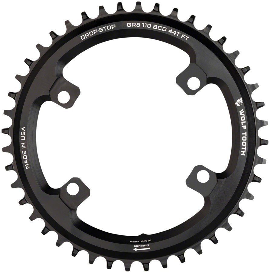 Wolf Tooth Shimano BCD Chainring 36t 110 Asymmetric BCD Shimano GRX