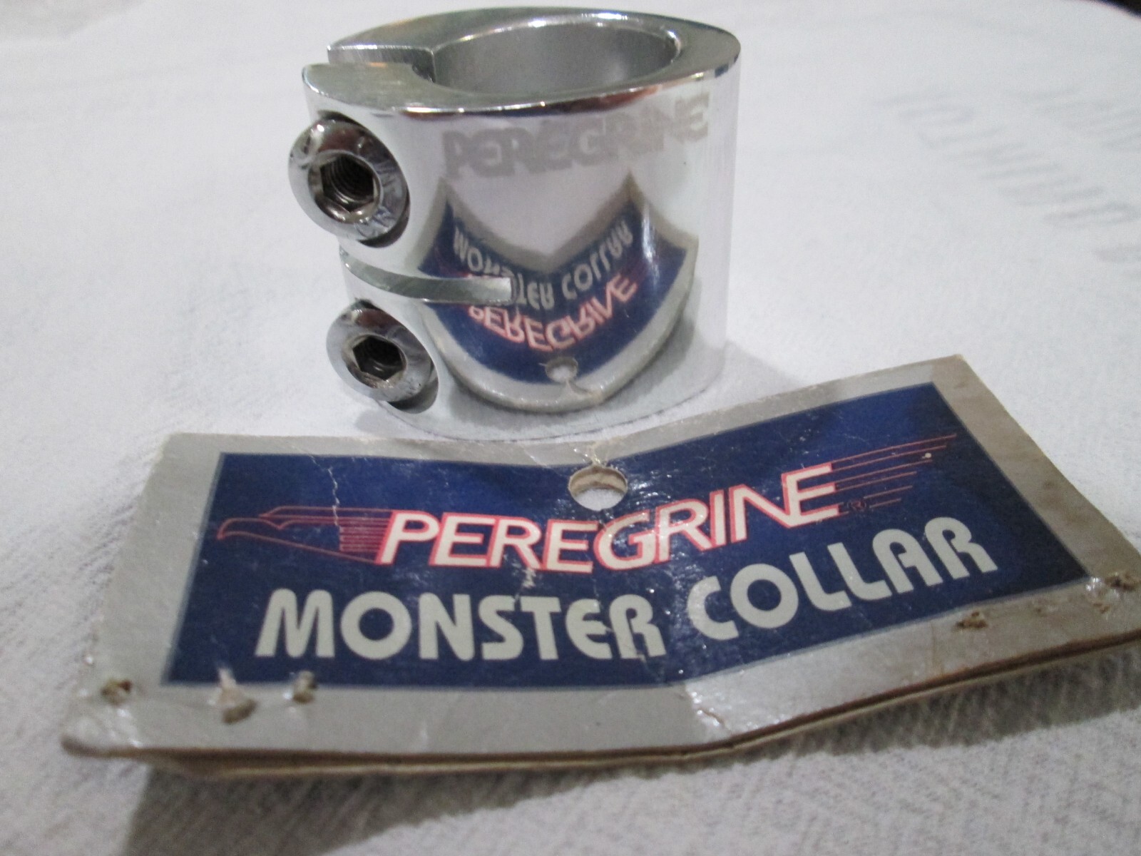 Nos peregrine double bolt seat post clamp 25.4 fits GT,Haro,red line
