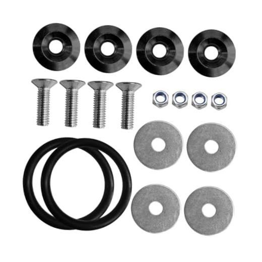 Car Bumper Quick Release Clips, 18PCS Vehicle Front Rear Bumper Bracket Black