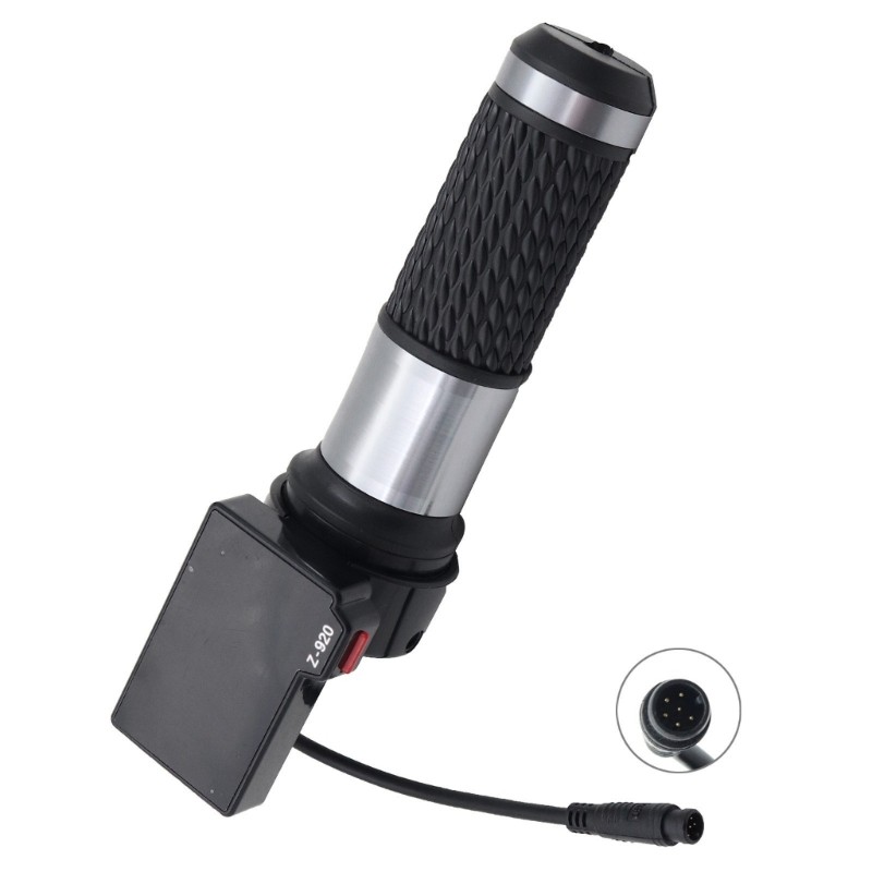 Waterproof Electric Scooter Throttle Grip LCD Screen Speedometer Battery