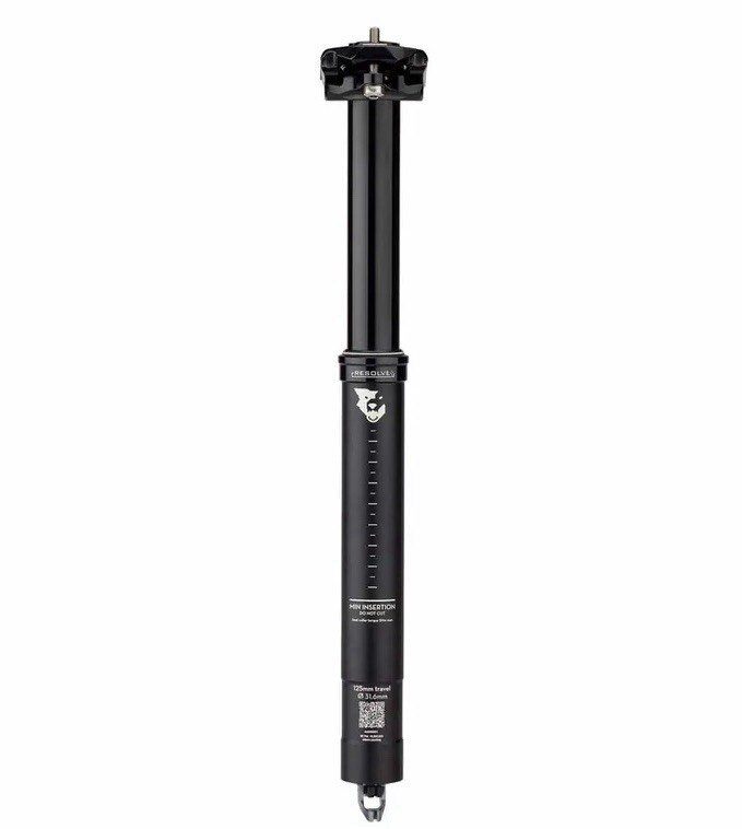 Wolf Tooth Resolve Dropper Bicycle Seatpost Rev2 31.6mm 125mm Travel