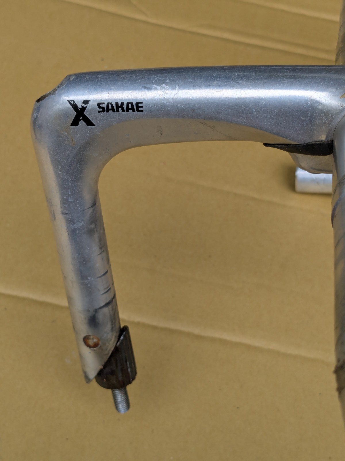 Sakae CT 41cm 25.4 Drop Handlebar with SR Sakae X 120mm Quill Stem