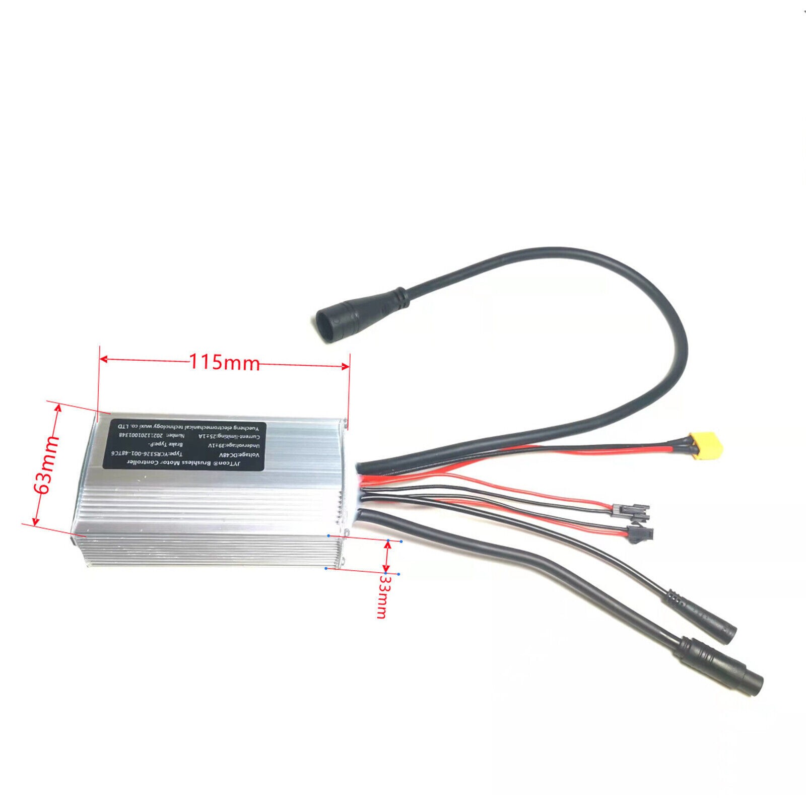 For BAFANG Motor G060/G062/H550 E-Bike Brushless Motor Controller 48V 25A 750WWl