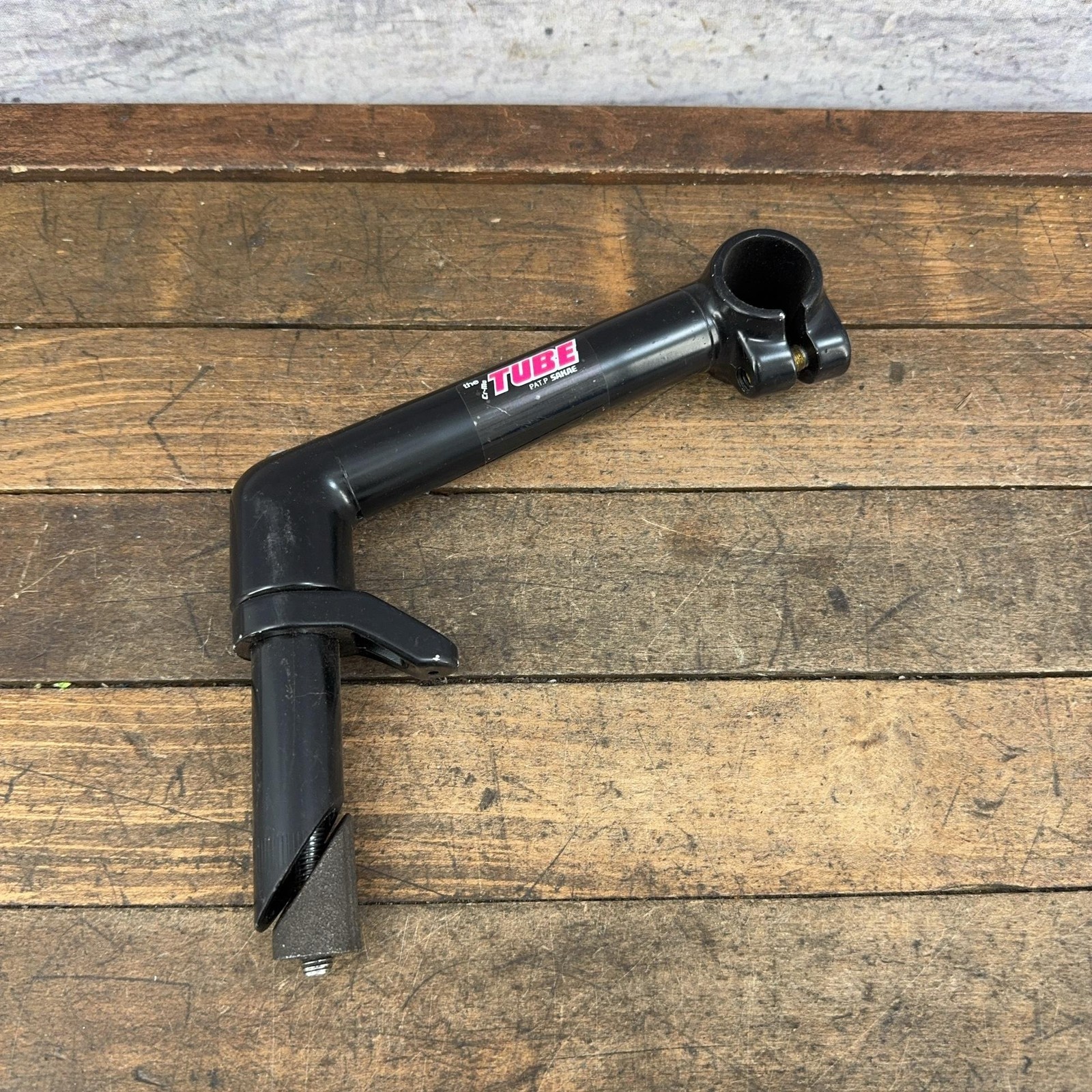 Vintage The Tube Cr-Mo Stem 1in Quill NOS 25.4 Clamp 150mm Guide Black MTB 90s