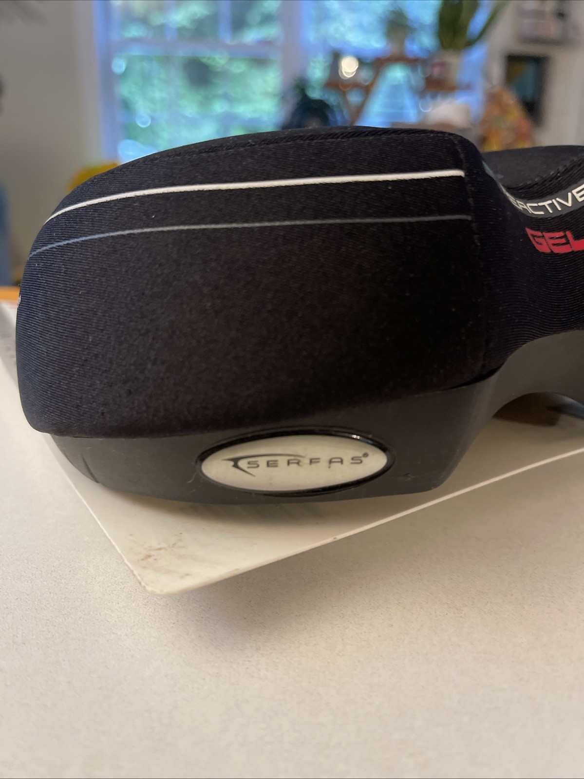 Serfas Women’s LS-100 Reactive Gel Bicycle Saddle-Black-Comfort-Hybrid Bike Seat