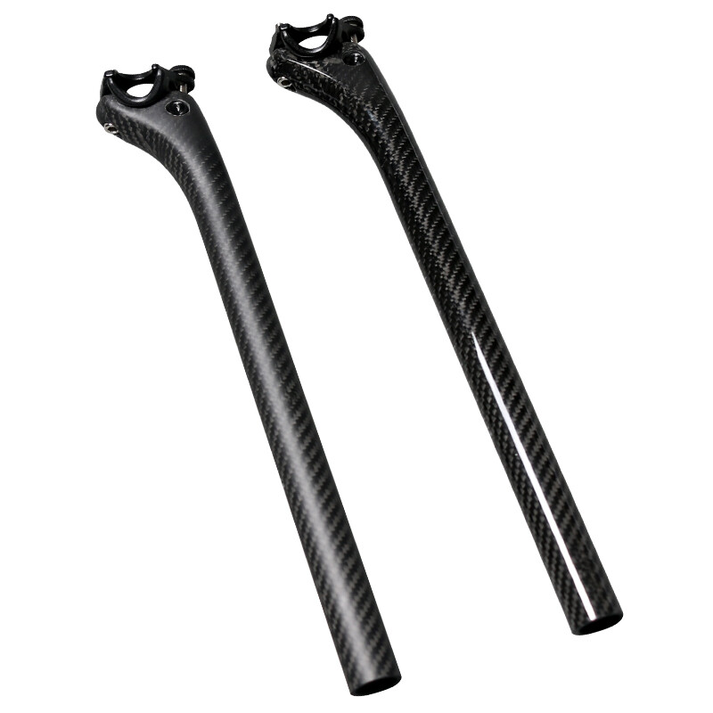 25.4/27.2/30.8/31.6mm Carbon Fiber Seatpost Offset Mountain Road Bike Seat Post