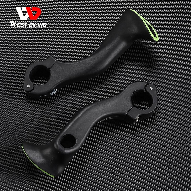 WEST BIKING MTB Bike Handlebar Bar Ends Ergonomic Extended Bicycle Bar Ends