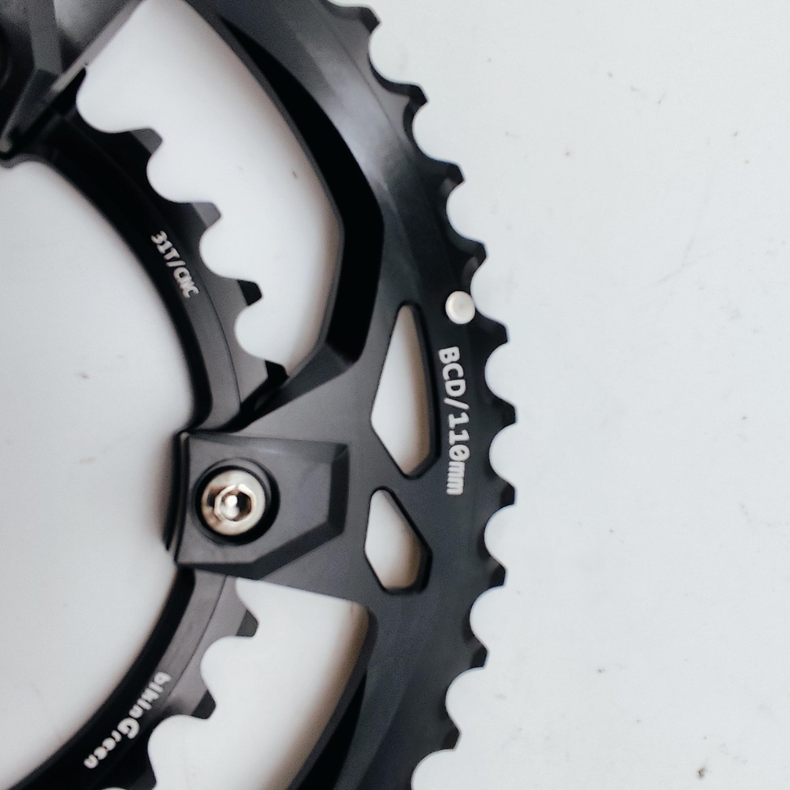 bikinGreen CNC Road Chainring 48/31T BCD 110mm 5 Bolts 10-11 Speed Racing Tour