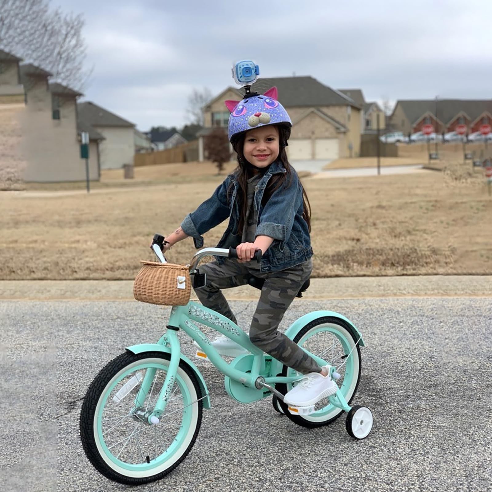 Joystar 12 Inch Kids Bike Training Wheels For Ages 2-4 Years Old Girls Toddler