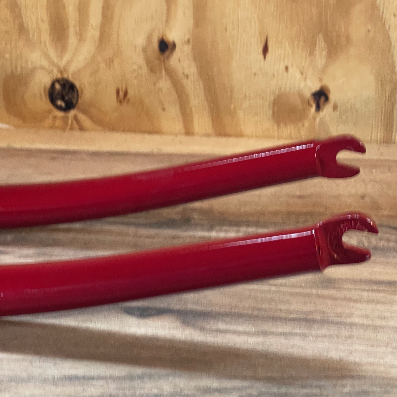 NOS Tange Ultra Lite MTB Prestige 1 1/8 Threaded 26 390 AtoC 138mm 776g Red