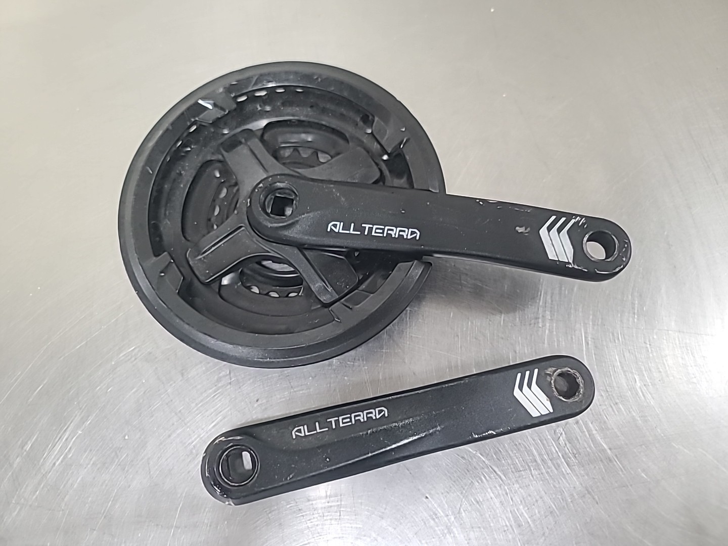 Prowheel GT All Terra 175/170mm 42/34/24 Black Aluminum/Steel Triple Crankset