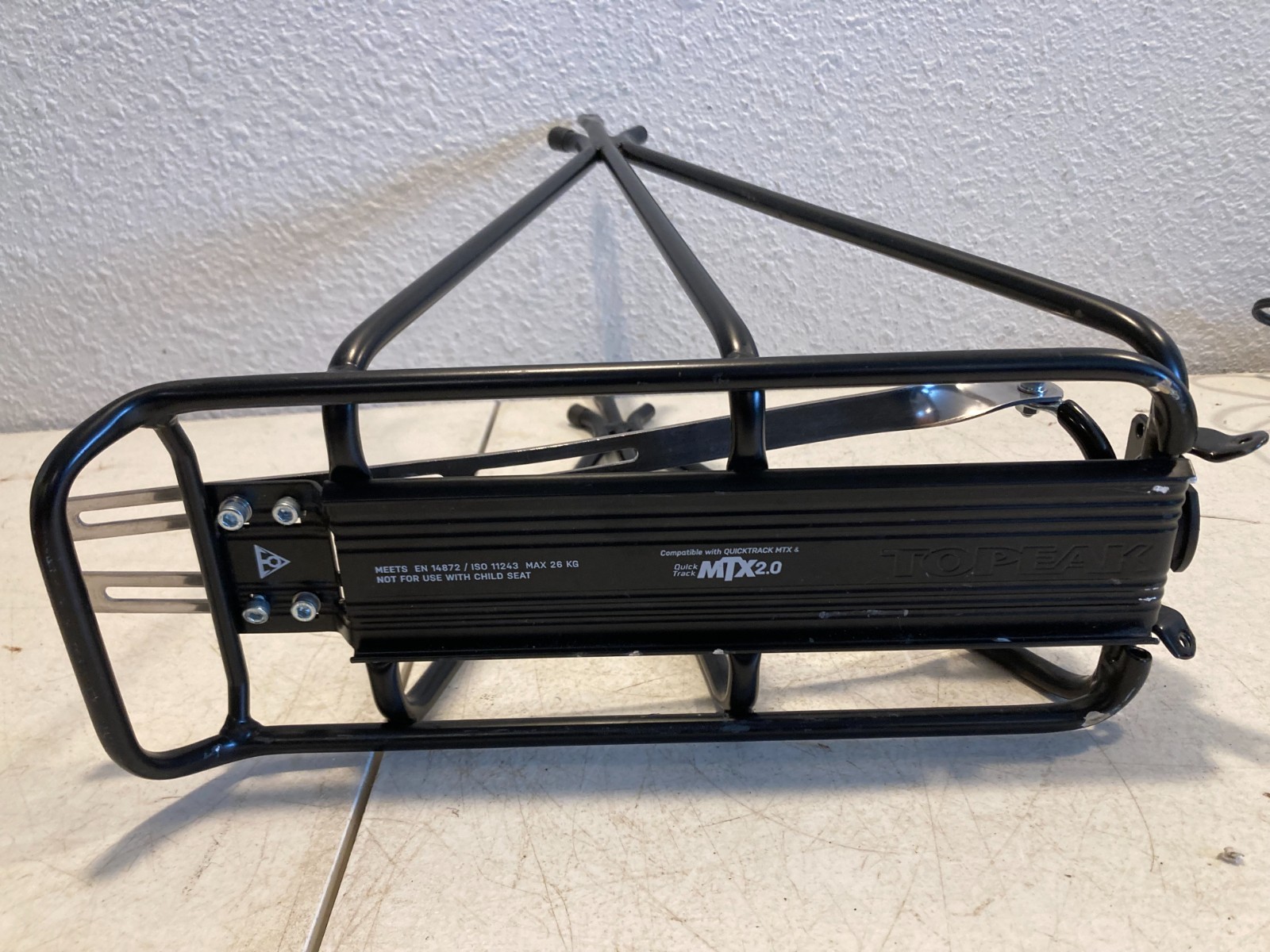 Topeak Explorer MTX 2.0 Disc Rear Rack with Spring Clip One size Black