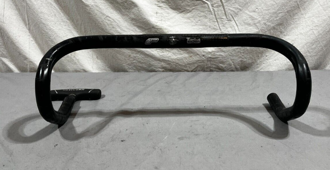 Vintage 1990s Felt Bicycles 44cm Black Aluminum/Carbon Drop Handlebar 26mm Clamp