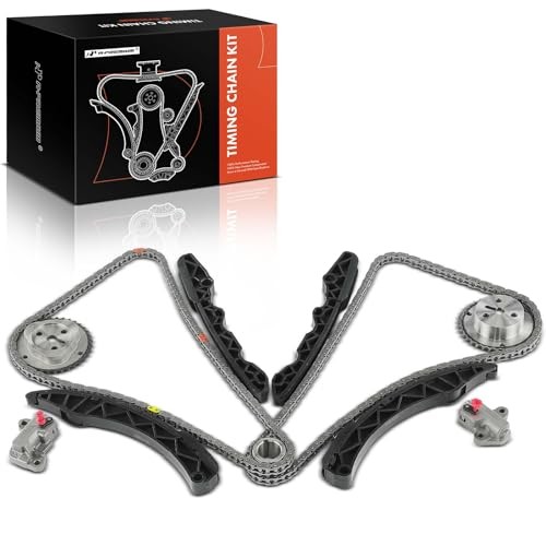 11PCS Engine Timing Chain Kit W/Sprocket & Tensioner & Guide Compatible with