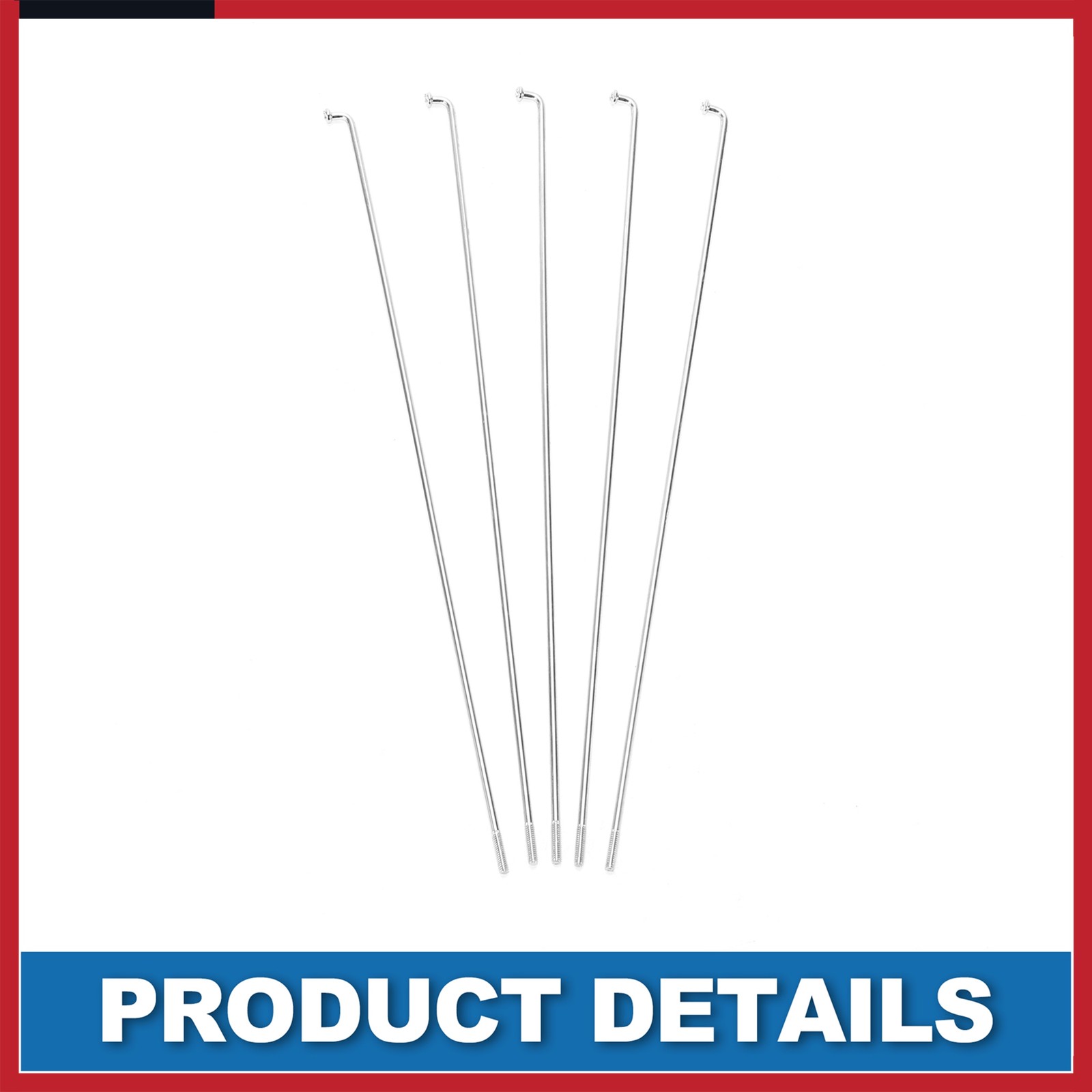 Bike Bicycle Spokes 14G 190MM Mountain Bike Spokes carbon steel Silver 36 pcs