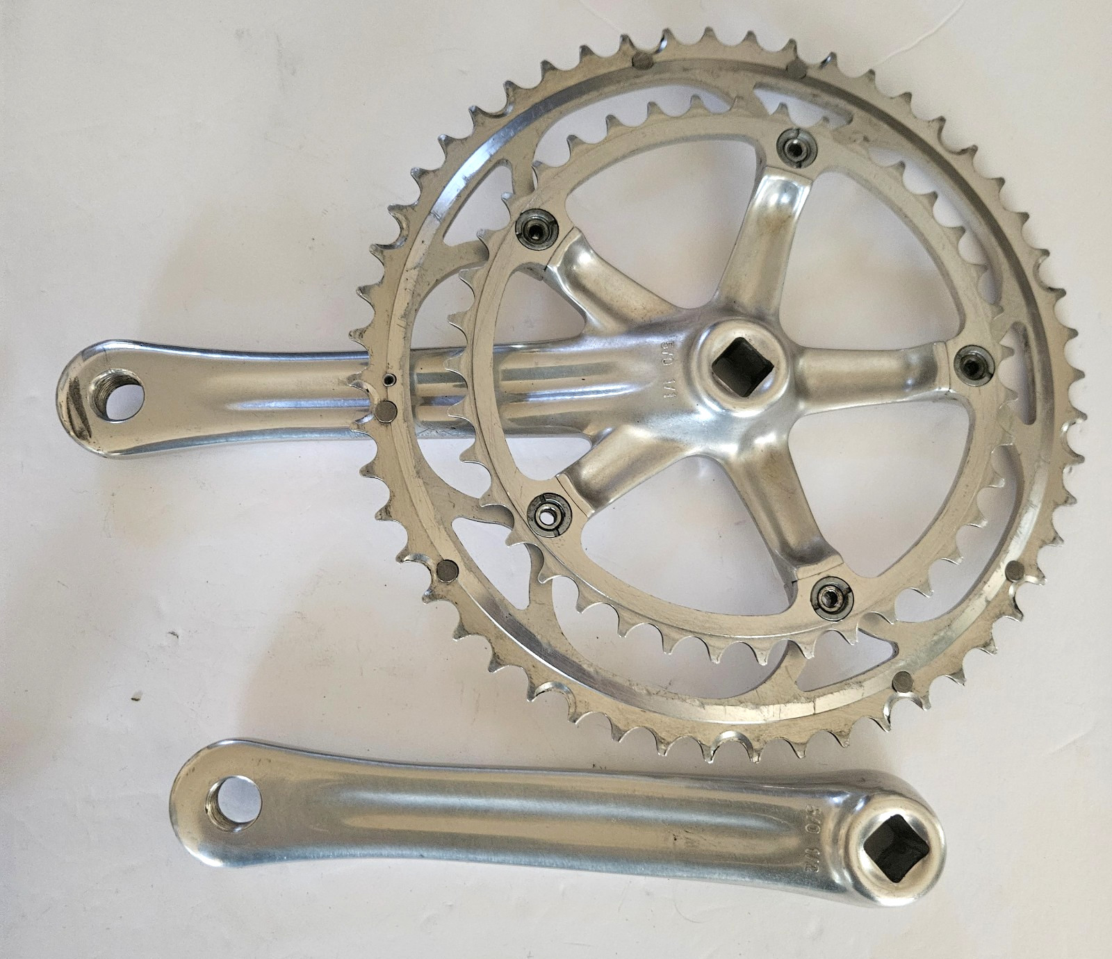 Campagnolo Chorus Crankset, 170mm, 53/42, Campy Chorus BB, English, VGC