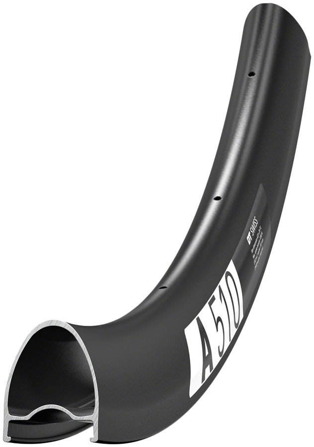 DT Swiss A 510 Rim – 700, Disc, Black, 24h