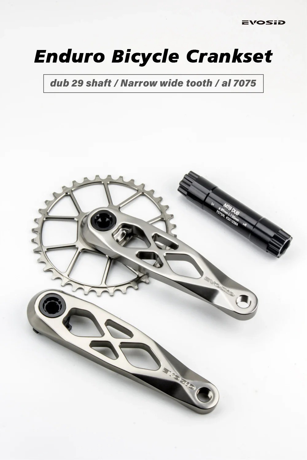 MTB Bike Crank 165mm DUB Axis 29mm Mountain Bicycle Crankset 3nail For Enduro AM