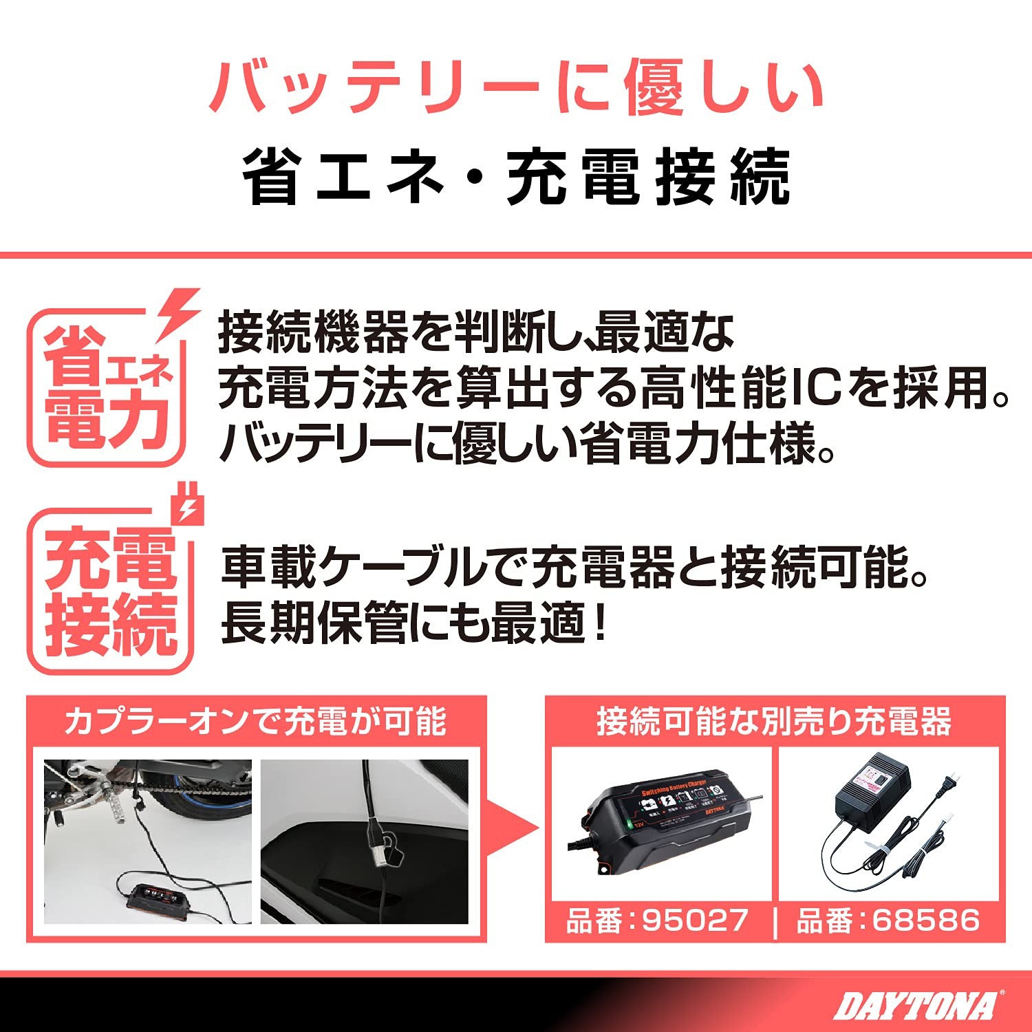 Daytona Motorcycle USB Power Supply & Clamp Bar Stem Clamp Short Low 100mm