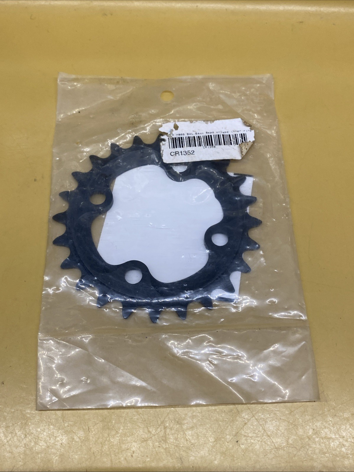 NEW Black Shimano XTR FC-M960 24t 4-Bolt 64mm BCD Chainring