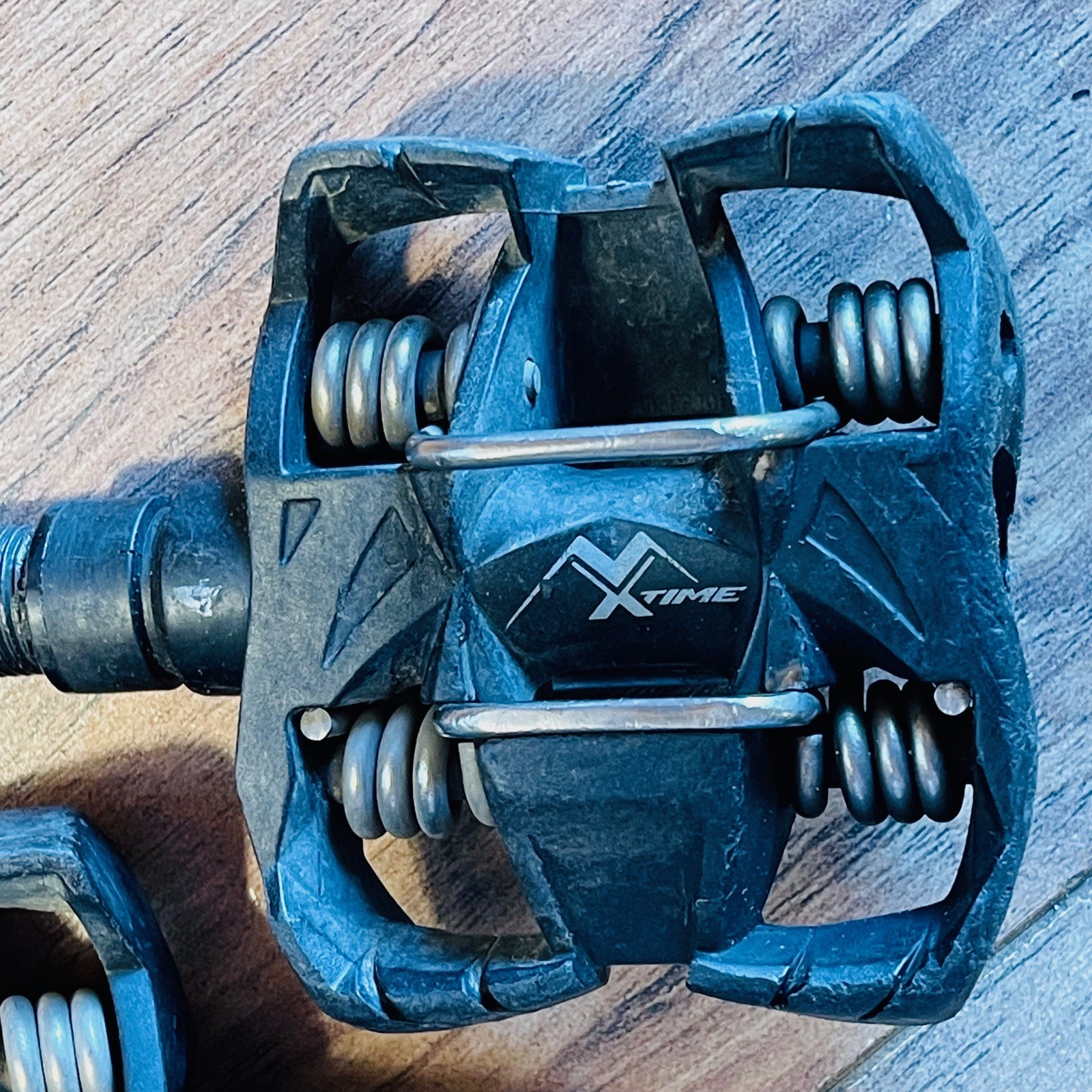 Time ATAC MX 4 Platform Clipless Pedals Black No Cleats  