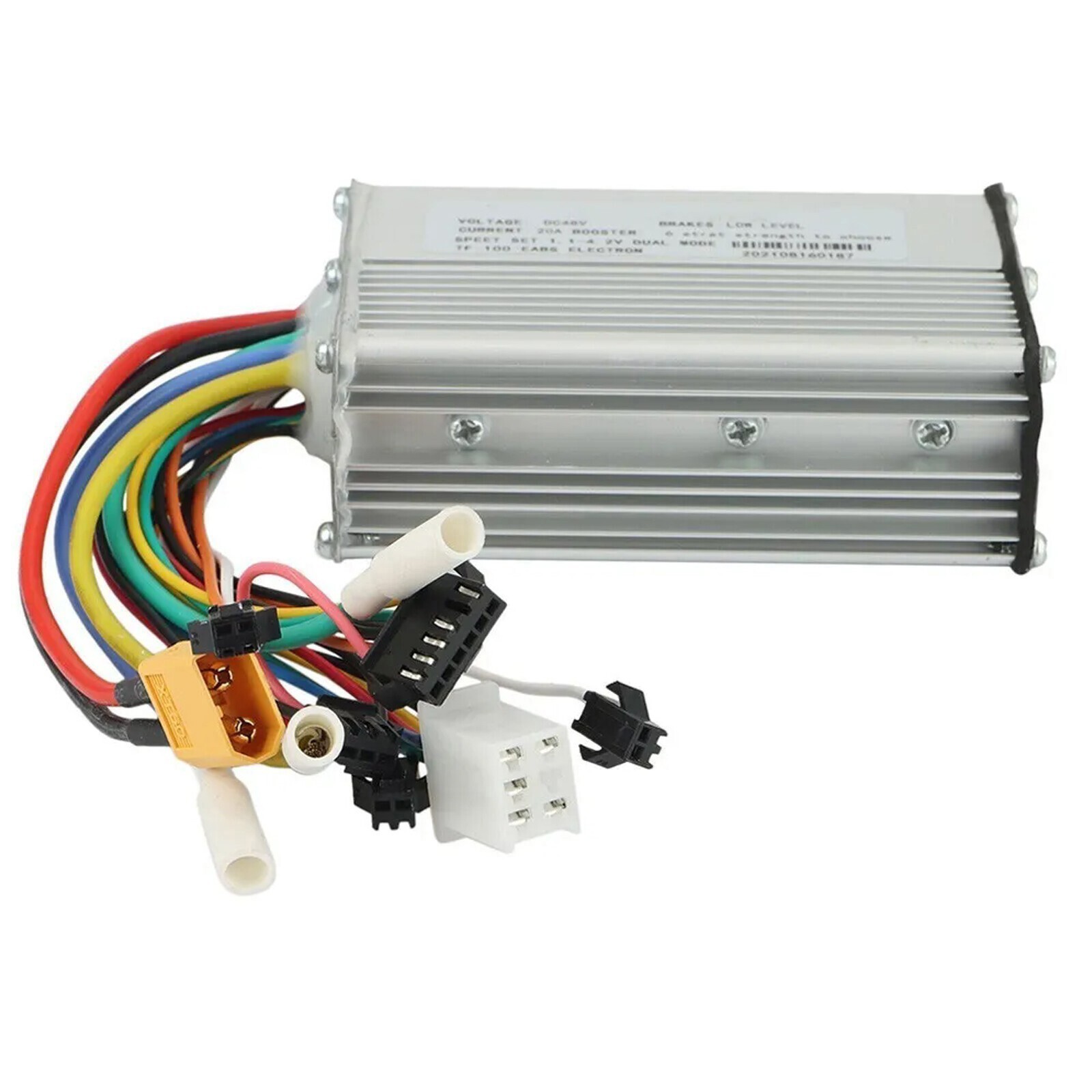 1200W 48V-25A Brushless Motor Controller + LCD Display + 6 Pin Cable For Scooter