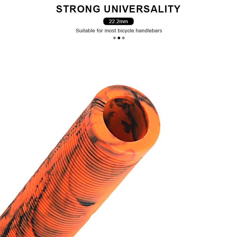 Rubber Bicycle Handlebar Grips Lengthening Soft Non-slip Mountain Bike Handlebar