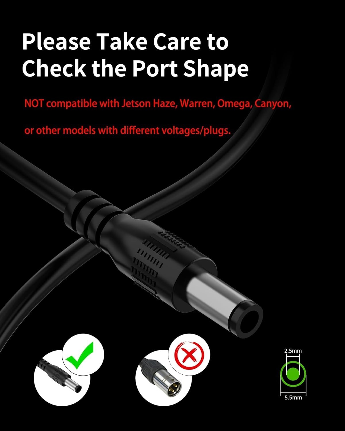 Jetson Bolt Pro Charger – 42V Replacement with , ,”