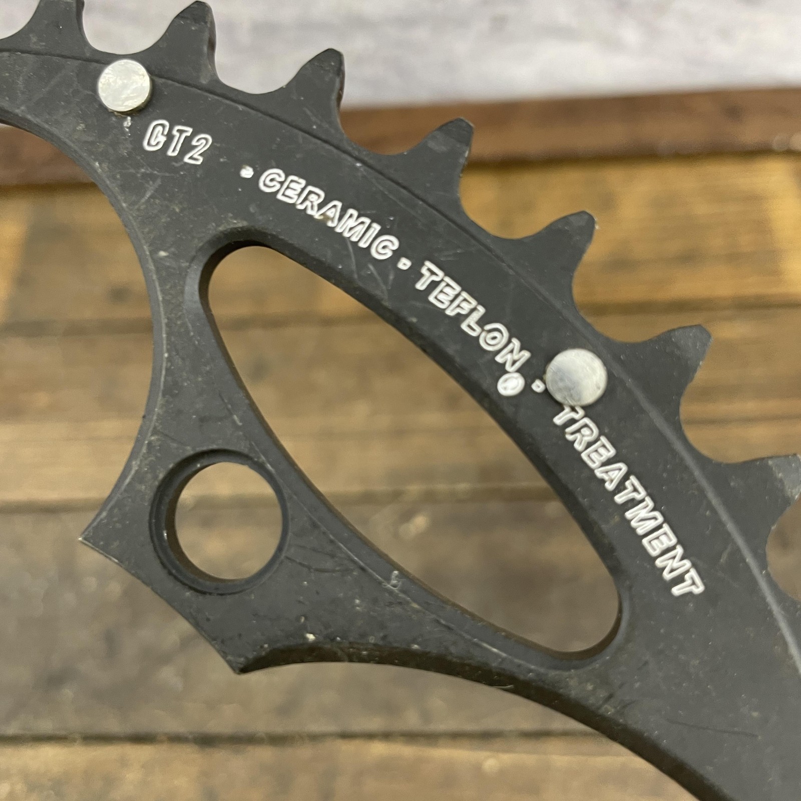 Stronglight CT2 Chainring 44T 104mm BCD 9/10 Speed 7075 CNC Ceramic Teflon 4 Arm