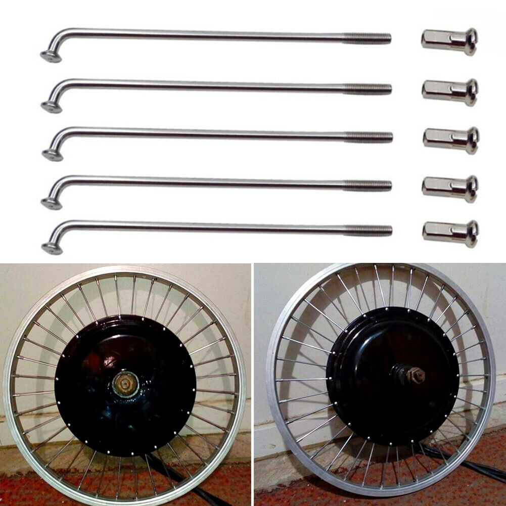 Bicycle Spokes Wheel Rim Spokes 2.5mm 12G 12K Steel 80-305mm Load Wire New