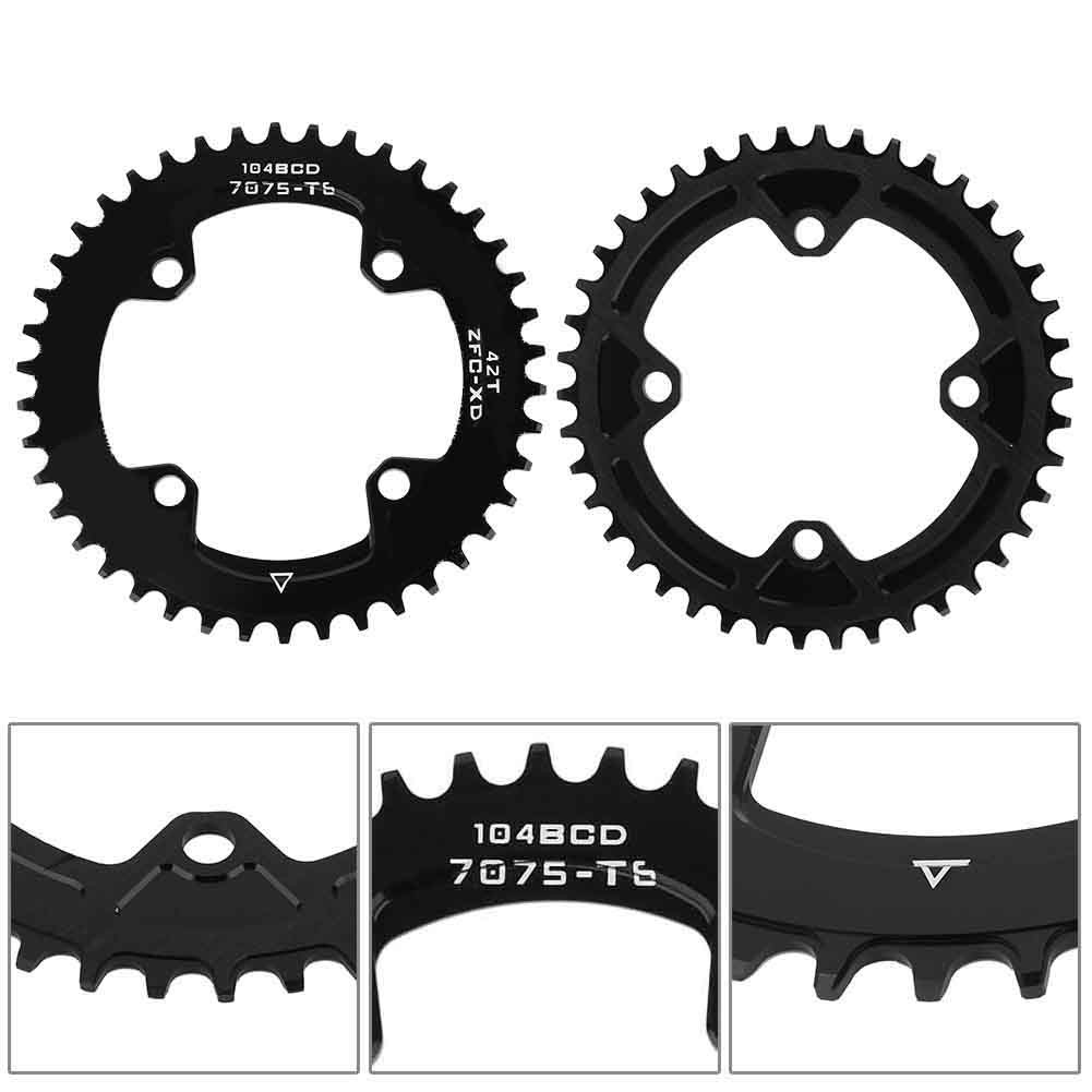 BCD 104MM Narrow Wide Chainring Durable For SHIMANO Crankset