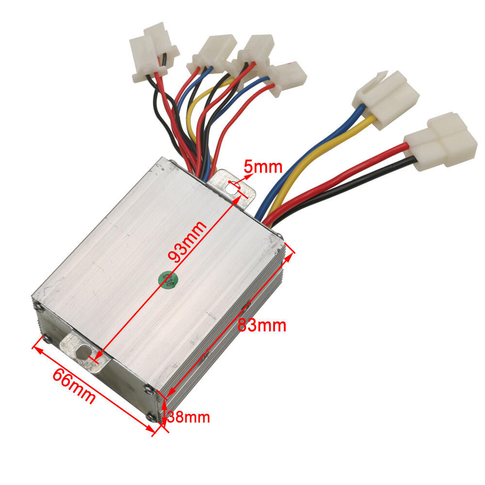 500W 24V Brush Motor Controller Kit For Electric Bike Scooter ATV Quad Go Kart