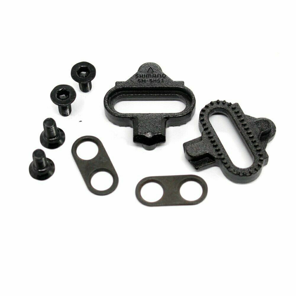 Shimano SPD SM SH51 SH56 Pedals Cleat Set MTB Bike Bicycle Cycling Cleat