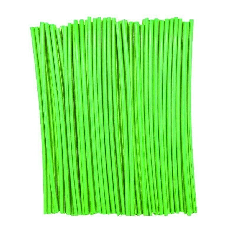 72pcs Dirt Bike Motorcycle Spoke Skin Cover Wheel Rim Guard Protector Wraps