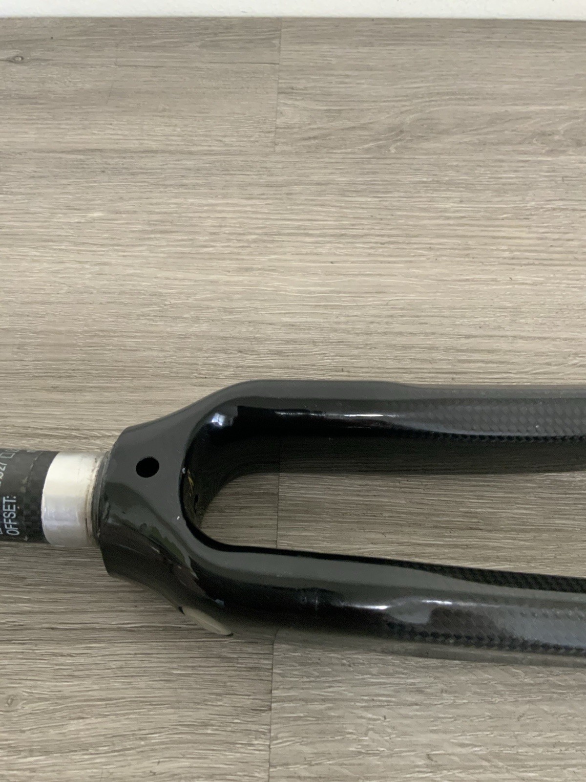 BLACK BLADES CARBON FORK 1 1/8 INCH THREADLESS 700C 295 MM STEERER 570 GRAMS