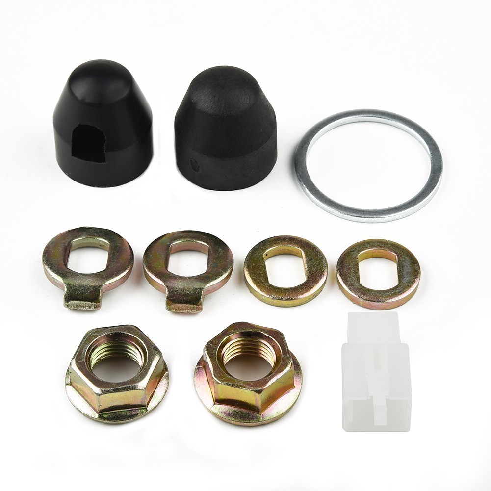 E-bike Hub Motor Axle M12/M14 Lock Nut /lock Washer /spacer /nut Cover Kit
