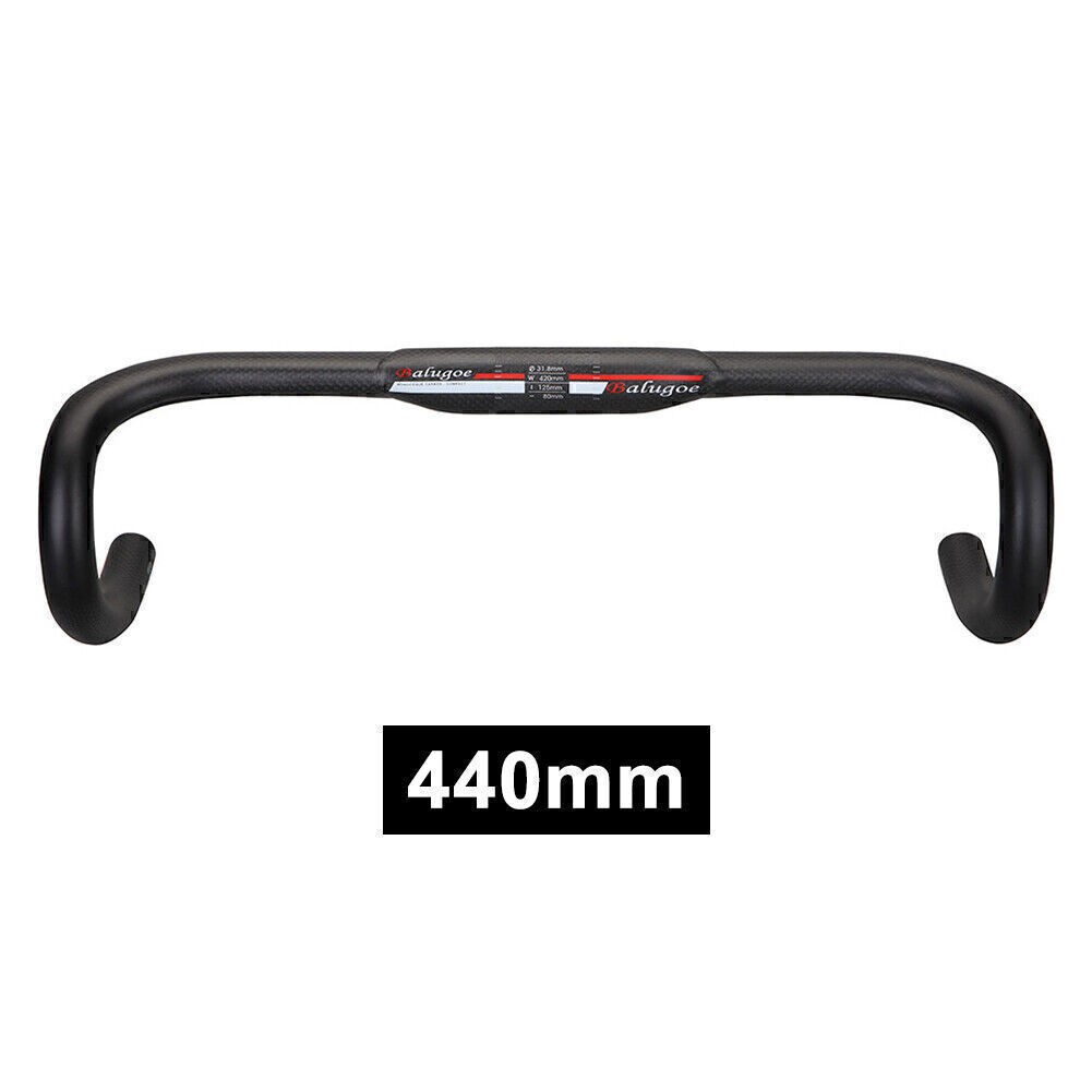 EC90 Road Bike Drop Bar Handlebar Carbon Fiber Bicycle Bars 31.8*400/420/440mm
