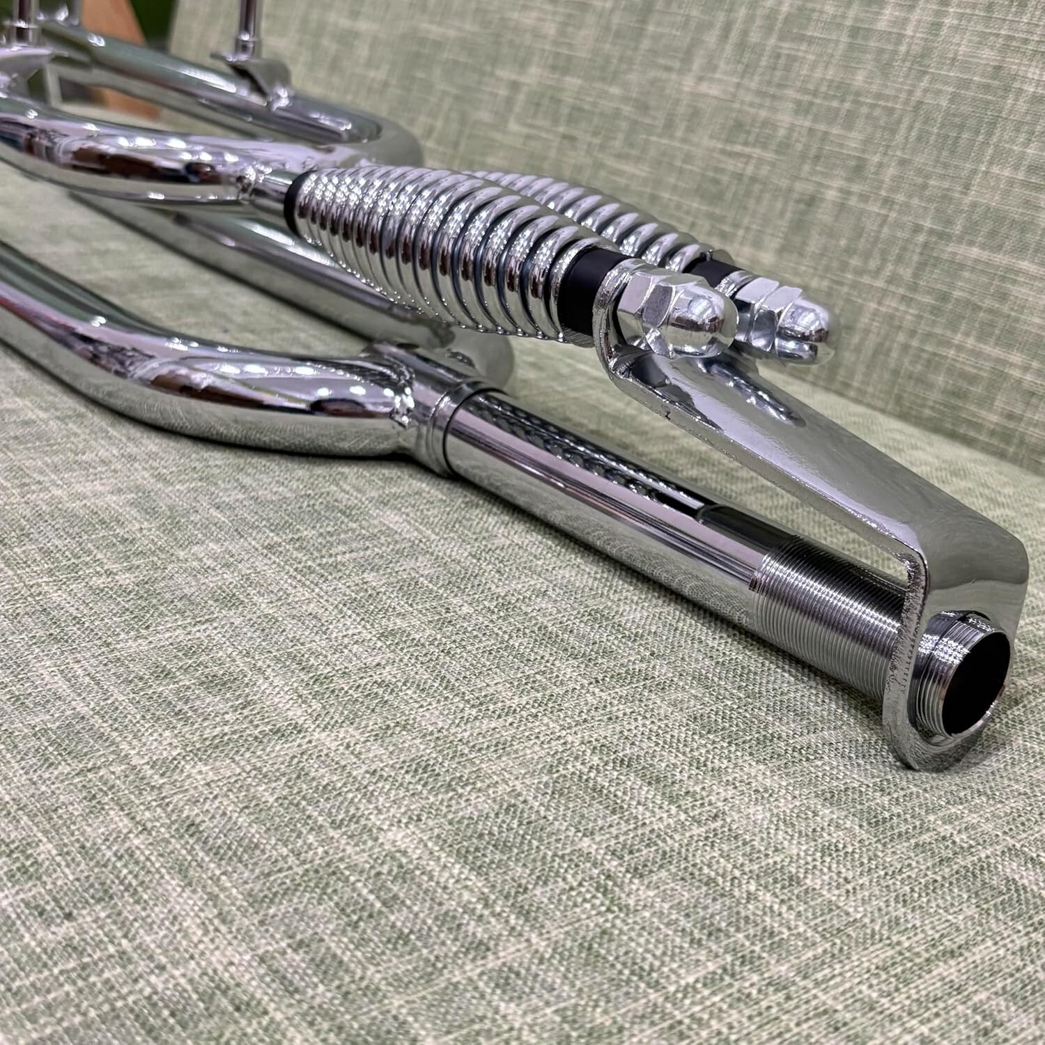 26 in Bicycle Springer Suspension Fork 1″ Threaded, Chopper Bike Classical Fork